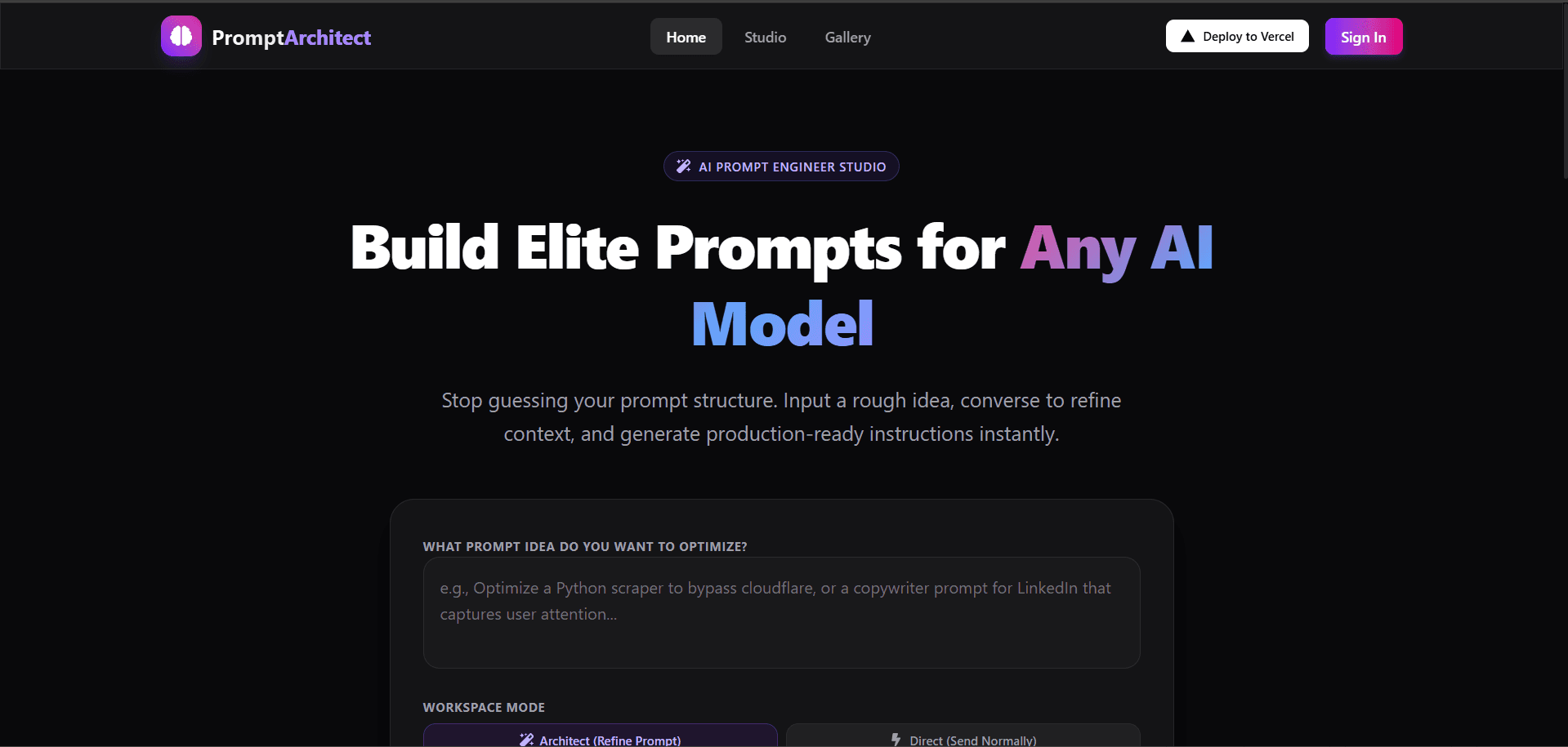 Prompt Architect