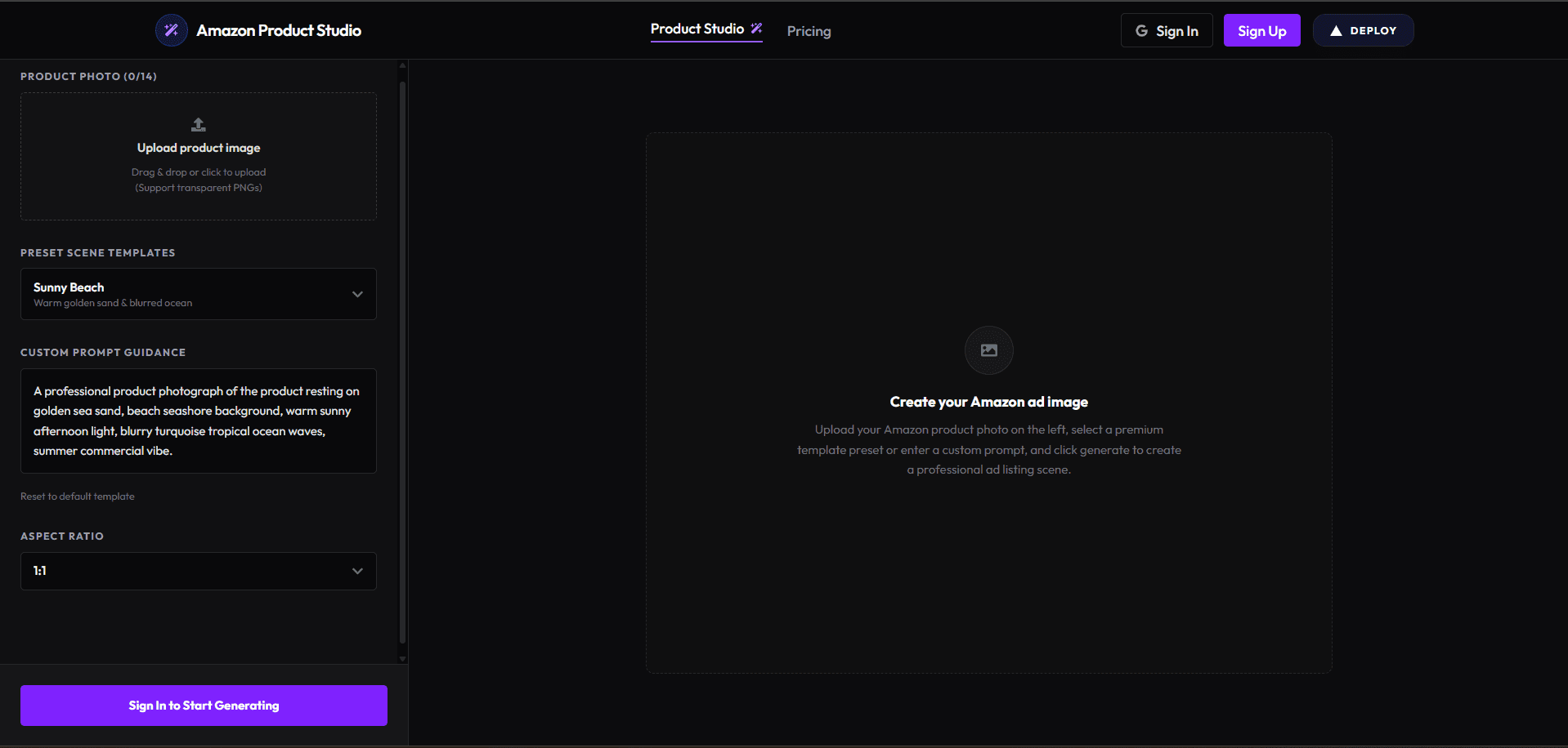 Amazon Product Studio