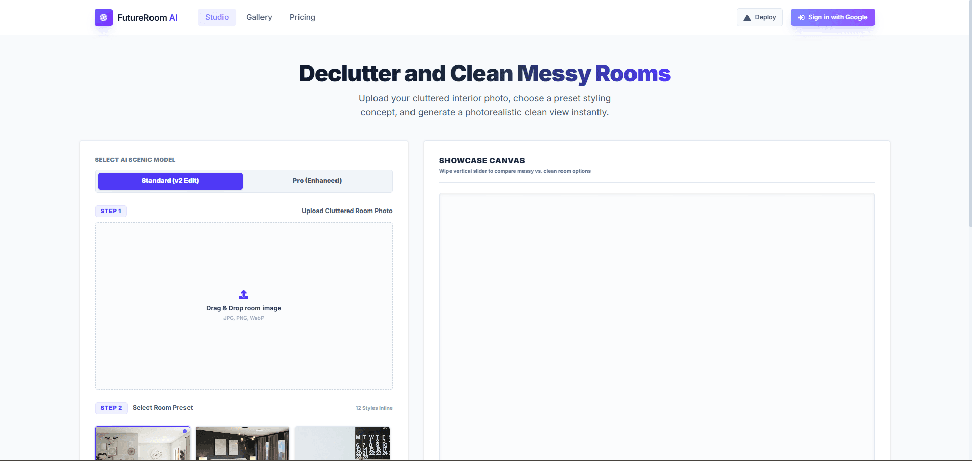 AI Room Declutter
